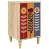 vidaXL Mesa de noche ESSEN Roble Sonoma 36 x 33 x 60 cm