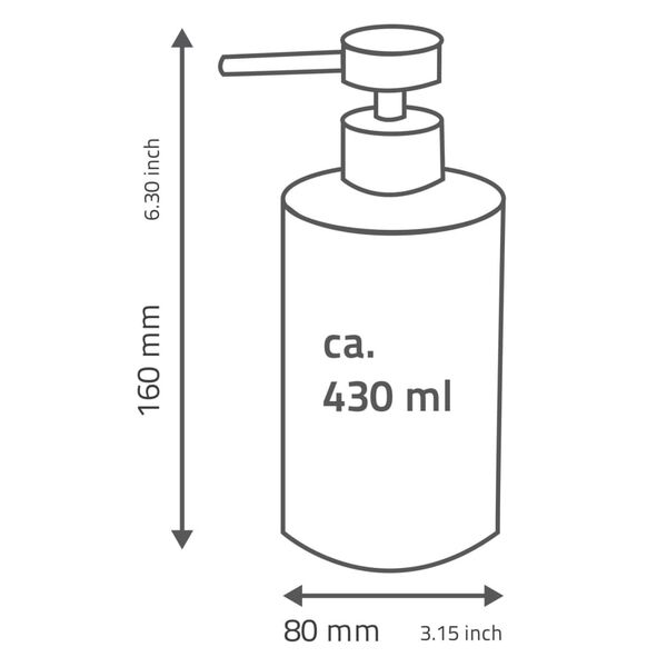 RIDDER Dispensador de jab&oacute;n Brick color crudo