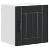 vidaXL Armario de Pared LUCCA Negro 40 x 31 x 40 cm