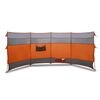vidaXL Cortaviento de camping impermeable naranja 366x152x152 cm