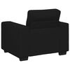 vidaXL Sill&oacute;n de tela negro 100x77x82 cm