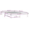 vidaXL Estructura de cama madera maciza pino marr&oacute;n miel 140x190 cm