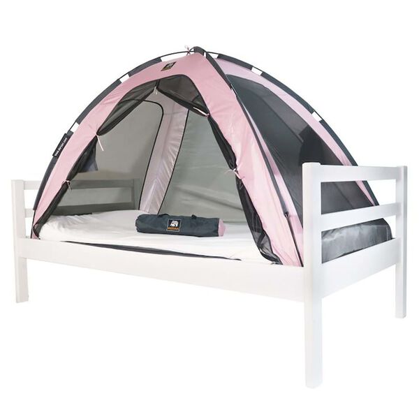 DERYAN Tienda mosquitera para cama rosa 200x90x110 cm