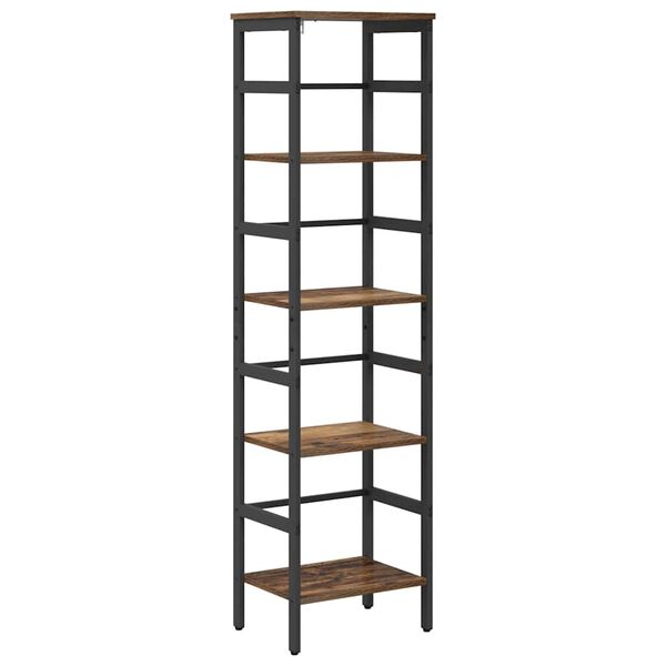 vidaXL Estante de libros Madera Vieja 40 x 29,5 x 149 cm