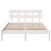 vidaXL Estructura de cama Blanco 160 x 200 cm Madera maciza de Pino