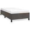 vidaXL Estructura de cama sin colch&oacute;n terciopelo gris oscuro 100x200cm