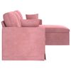 vidaXL Sof&aacute; Rosa Dimensiones generales: 228 x 134 x 80 cm (An x P x A)