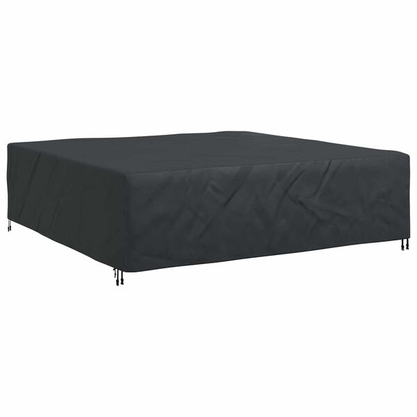 vidaXL Funda para muebles Liso Negro 260 x 260 x 70 cm 600D