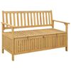 vidaXL Banco de almacenamiento 2 -Seater 120 x 63 x 84 cm Rectangular