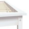 vidaXL Estructura de cama madera maciza de pino blanca 140x200 cm