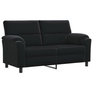 vidaXL Sof&aacute; Negro 174 x 85 x 93 cm Terciopelo