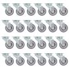 vidaXL Ruedas giratorias 24 unidades 50 mm
