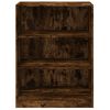 vidaXL Armario de madera de ingenier&iacute;a roble ahumado 77x48x102 cm