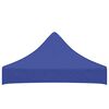 vidaXL Techo de carpa para celebraciones azul 2x2 m 270 g/m²