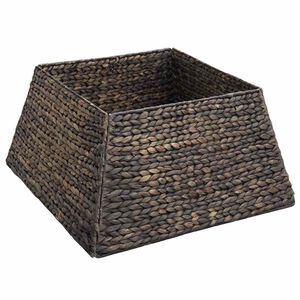 vidaXL Collar para &aacute;rbol de Navidad Negro 50 x 50 x 25 cm