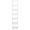 vidaXL Estantería/divisor de espacios blanco brillante 40x30x198 cm