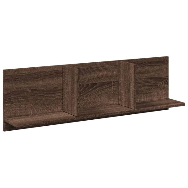 vidaXL Mueble de pared madera ingenier&iacute;a marr&oacute;n roble 100x16,5x30 cm