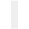 vidaXL Armario de madera de ingeniería blanco 30x50x200 cm