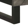 vidaXL Mesita de noche madera maciza de mango negra 50x33x60 cm