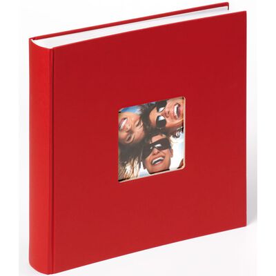 Walther Design Álbum de fotos Fun rojo 100 páginas 30x30 cm