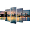 Set decorativo de lienzos para pared r&iacute;o de Brooklyn 200 x 100 cm
