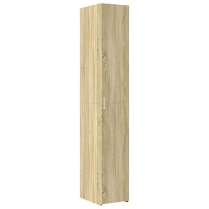 vidaXL Aparador de madera de ingenier&iacute;a roble Sonoma 30x42,5x185 cm