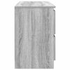vidaXL Mueble de TV madera contrachapada gris Sonoma 100x35x54 cm