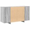 vidaXL Aparador Gris Sonoma 135 x 41 x 75 cm Madera de ingenier&iacute;a