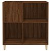 vidaXL Mueble discos madera contrachapada roble marrón 84,5x38x89 cm