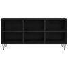 vidaXL Gabinete de TV Roble Negro 103,5 x 30 x 50 cm