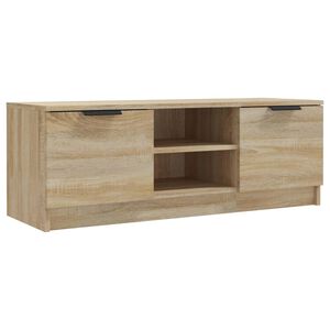 vidaXL Mueble de TV madera contrachapada roble Sonoma 102x35x36,5 cm