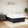 vidaXL Estructura de cama sin colch&oacute;n terciopelo negro 140x190 cm