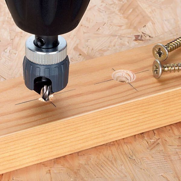 Wolfcraft Fresa piloto/avellanador metal 2544000