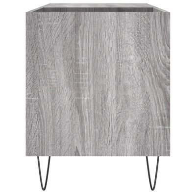 vidaXL Mueble de discos madera de ingeniería gris Sonoma 85x38x48 cm