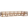 vidaXL Conjunto de sof&aacute;s de exterior 6 pcs Natural