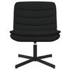 vidaXL Silla giratoria Negro 63 x 75 x 76 cm tela