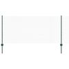 vidaXL Valla hexagonal con poste 50 x 1 m Acero recubierto de PVC