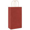 vidaXL Bolsas de papel con asas 50 uds rojo 21x11x36 cm