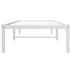 vidaXL Estructura de cama sin colch&oacute;n metal blanco 80x200 cm