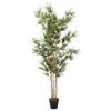 vidaXL &Aacute;rbol de bamb&uacute; artificial con 1380 hojas verde 200 cm