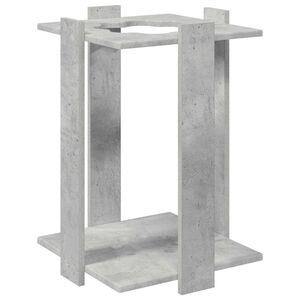 vidaXL soporte para tacos de billar Madera de ingenier&iacute;a Gris Hormig&oacute;n