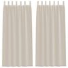 vidaXL Cortina de Voil&eacute; 2 uds. Arena 245 x 140 cm Poli&eacute;ster