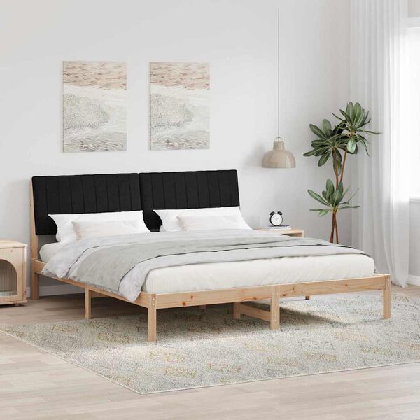 vidaXL Estructura de cama Marr&oacute;n 180 x 200 cm Madera de pino macizo