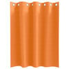 vidaXL Cortinas Opacas con Anillas 2 pcs Naranja Brillante