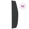 vidaXL Cubierta sombrilla jard&iacute;n 2 uds tela Oxford 420D 265x50/70/40cm