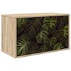 vidaXL Mueble de TV Montado en la Pared ELBURG 69 x 33 x 40 cm