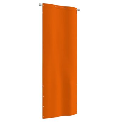 vidaXL Toldo pantalla para balcón de tela oxford naranja 80x240 cm