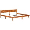 vidaXL Estructura de cama sin colch&oacute;n madera maciza 200x200 cm