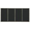 vidaXL Set comedor jardín 7 pzas y cojines ratán sintético gris