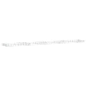 vidaXL Arriate de gaviones de acero galvanizado 800x100x20 cm